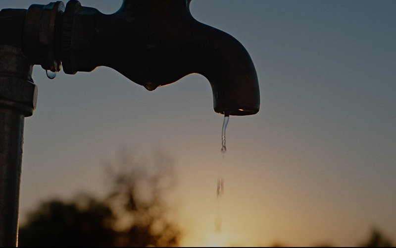 Photograph of a tap dripping
