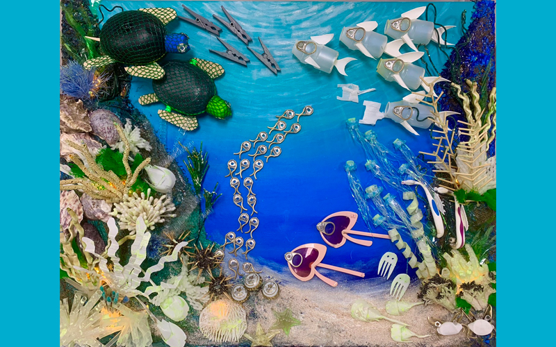 artwork of under the ocean